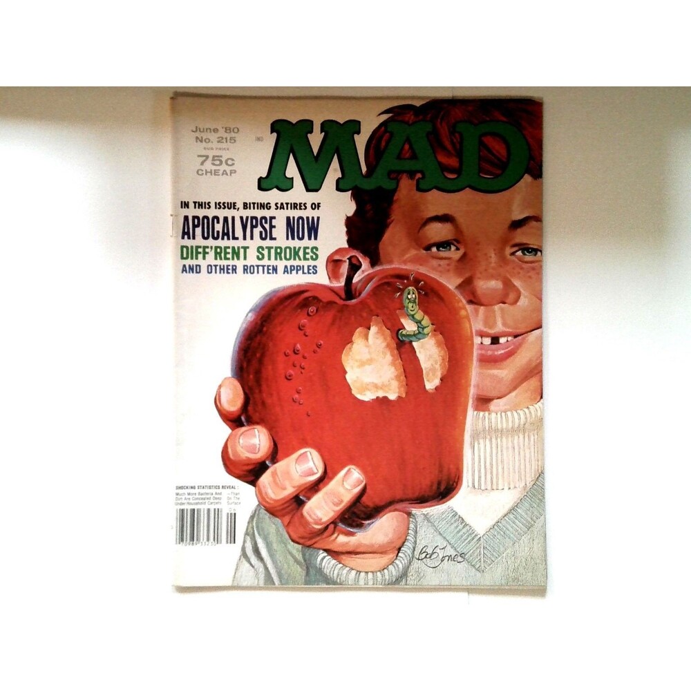 Mad Magazine #215 June 1980 Different Strokes Apocalypse Now Satire Bronze Age